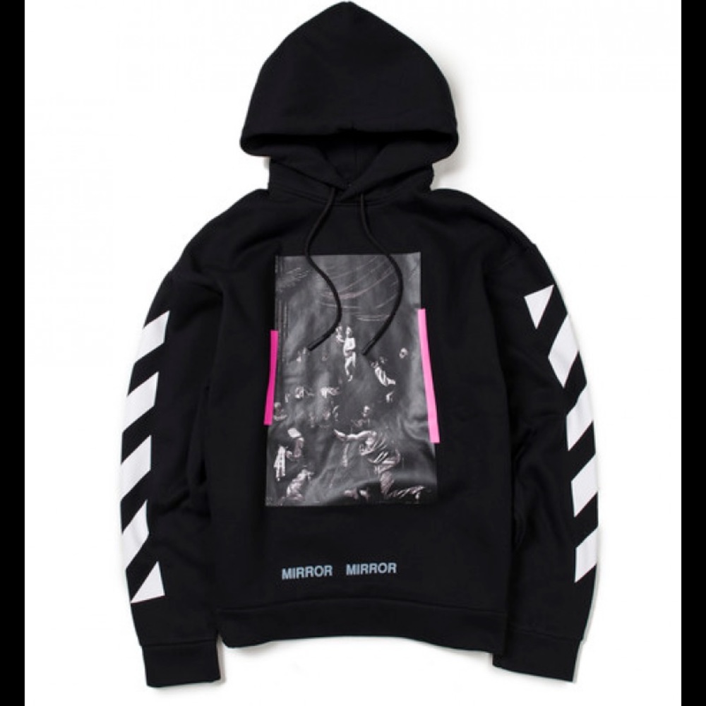 Graphic hoodie-Off White